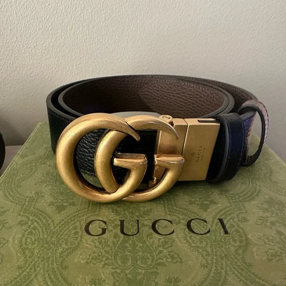Gucci | Accessories | Authentic Gucci Gg Marmont Reversible  display picture 3